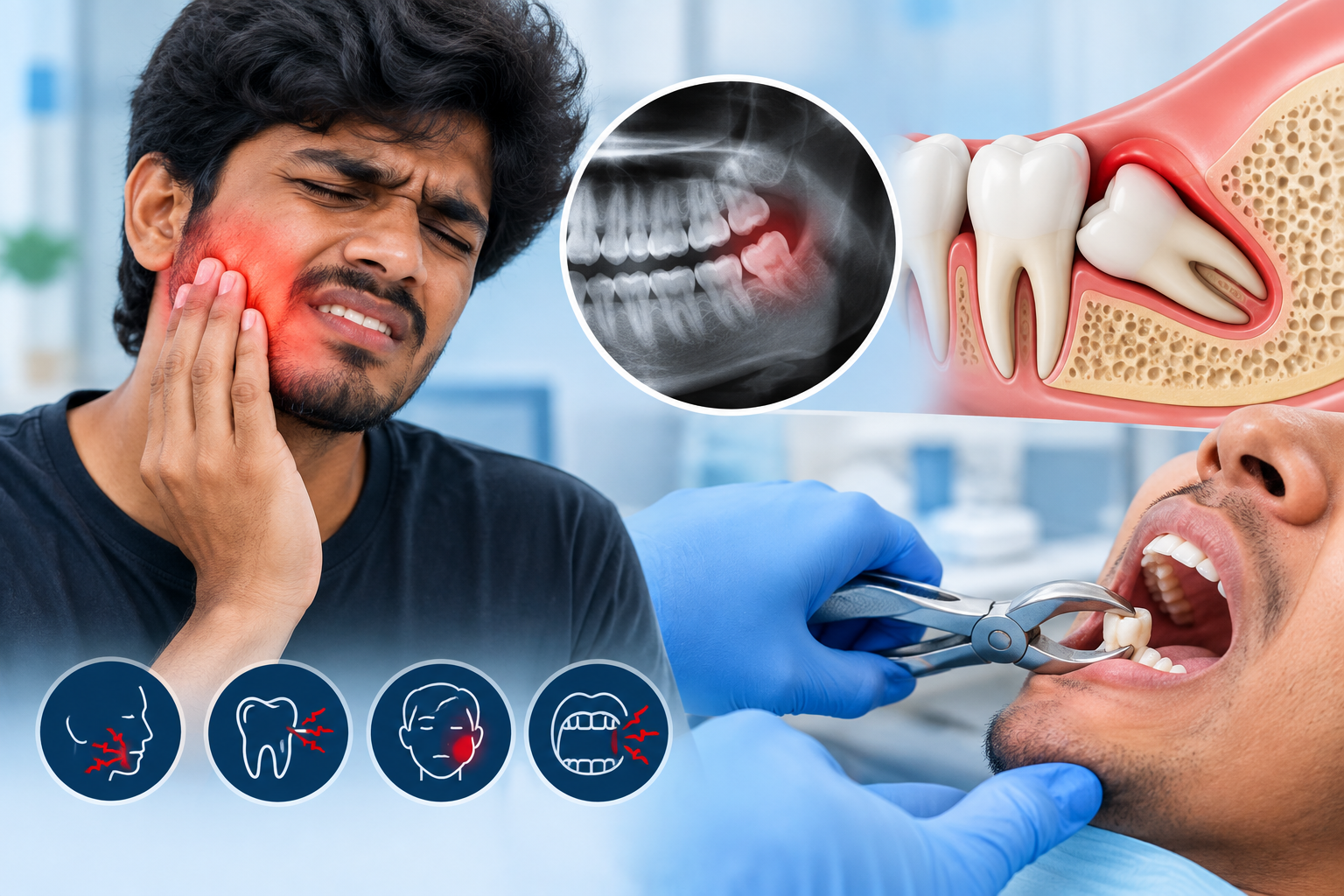 Wisdom tooth extraction surgery Kanyakumari